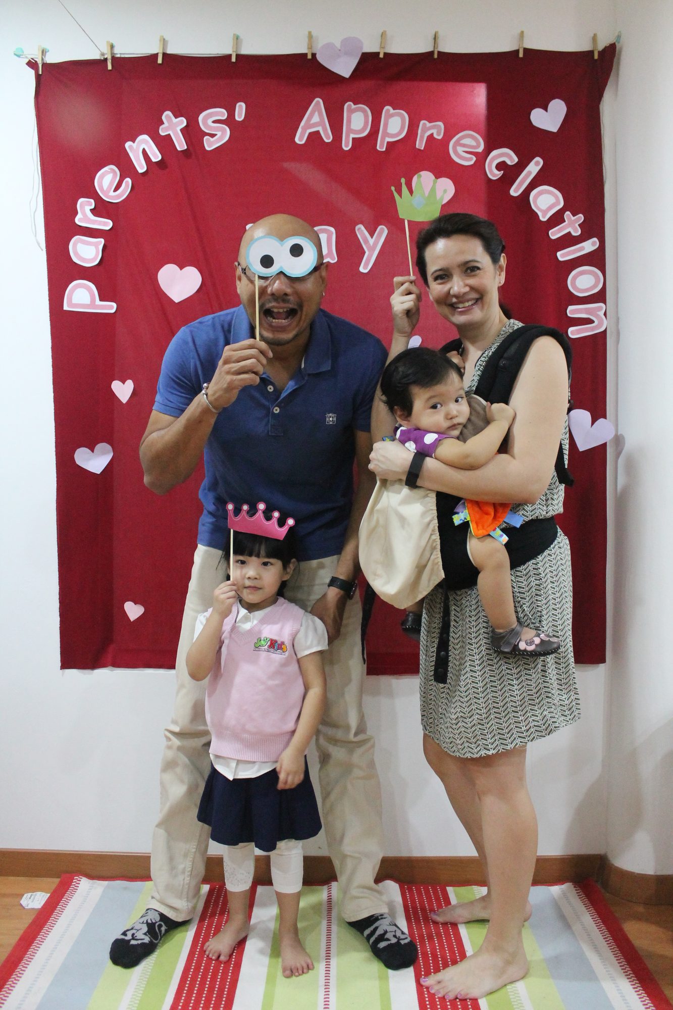 Joykids family photo booth at JoyKids International Preschool, Bandar Utama