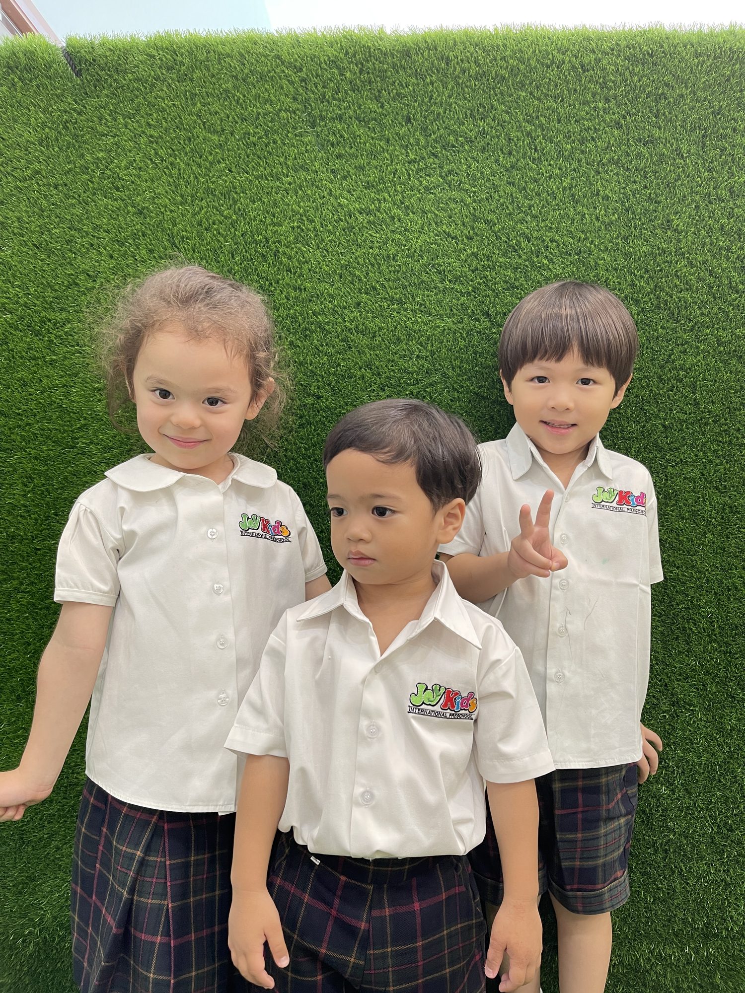 Preschool kids uniform group 6 at JoyKids International Preschool, Bandar Utama